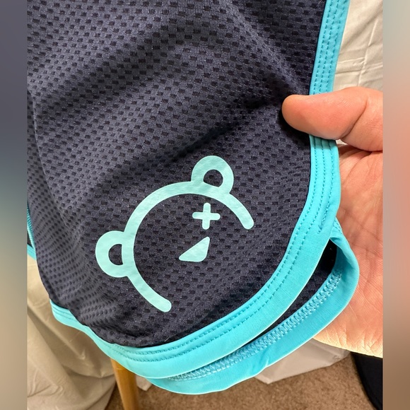 URS BEARWEAR 🐻 - Men’s Mesh Rugby Short, Navy + Sky Blue, Medium Size NWT - Picture 8 of 11